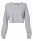 BELLA + CANVAS® Women’s Cropped Long Sleeve Fashion Top for Casual Wear & Custom Print Crop Tee